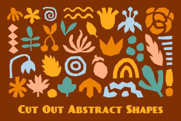 Download Cut out Abstract Colorful Shapes PNG - Colorful shapes Collection