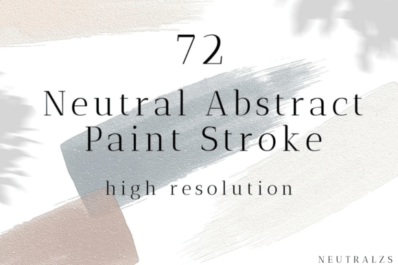 Download Neutral Brush Strokes Clipart Bundle - Brush Collection