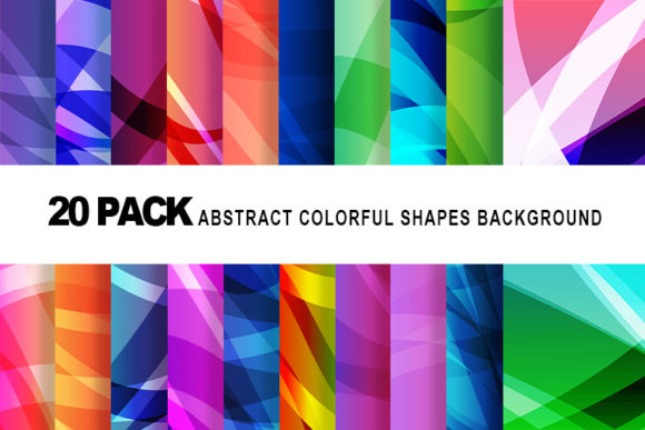 Download Abstract Colorful Shapes Background - Premium Bundle