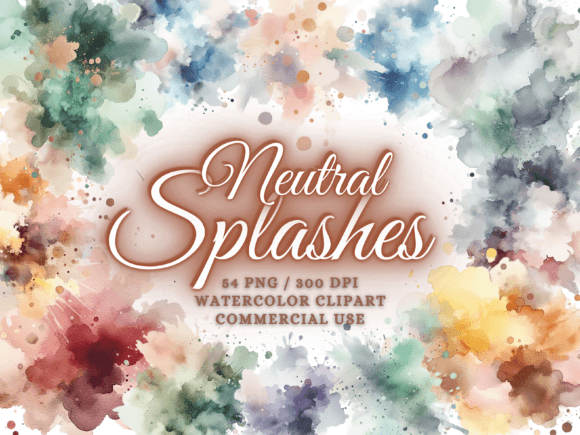 Download Splashes Splatter Brushstroke Background - Brush Collection