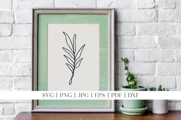 Download Leaf Line Art | Botanical Plant Design - Botanical Collection