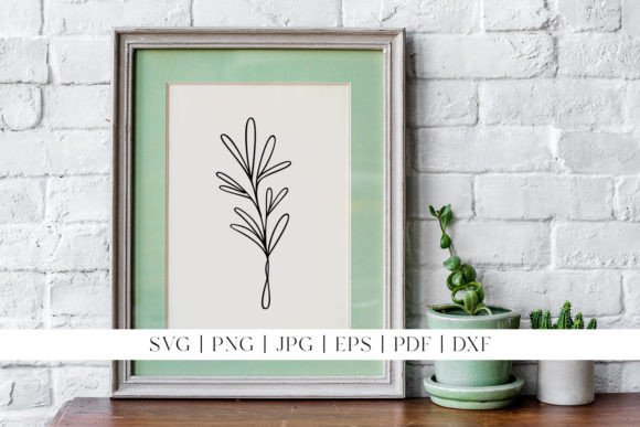 Download Laurel Leaf Line Art | Botanical Branch - Botanical Collection