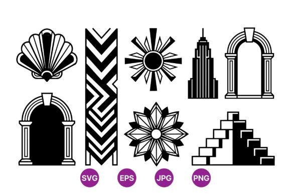 Download Art Deco Architecture Vector Pack - Premium Resources